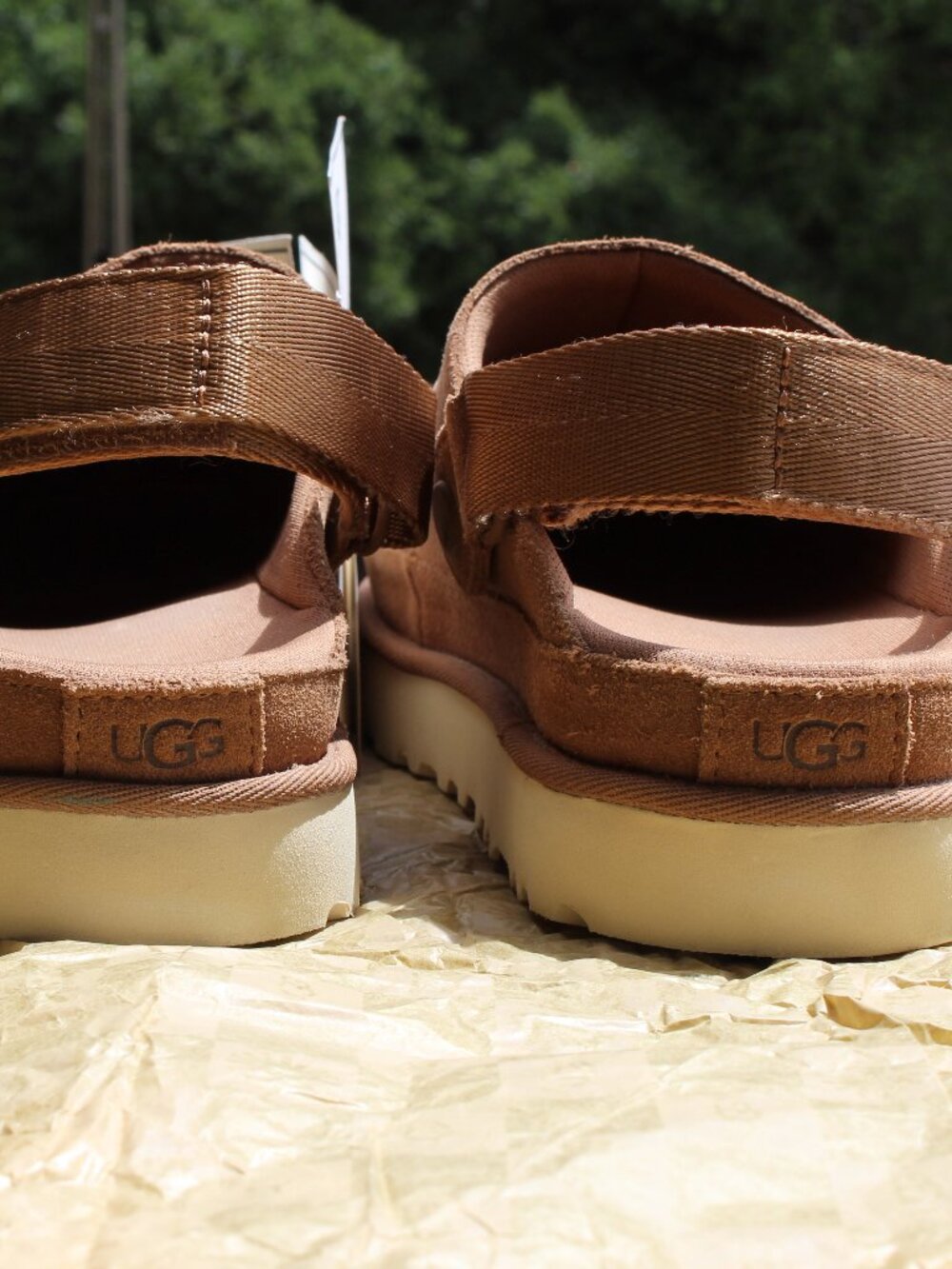 UGG Goldenstar Suede Family Matching Backstrap Clogs 9 - Picture 9 of 11